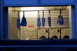 Indoor laundry image for the heated drying rack versus tumble dryer comparison